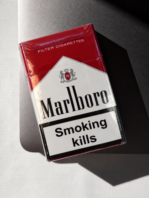 Marlboro KS Red (Мальборо КС Червоний) Золоте кільце кругла пачка