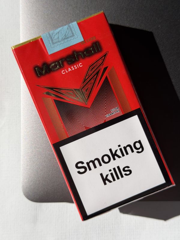Marshall KS Red (Маршал КС Червоний 100 мм) в м'якій пачці